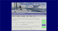 Desktop Screenshot of cairngormweather.eps.hw.ac.uk